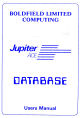Database manual cover