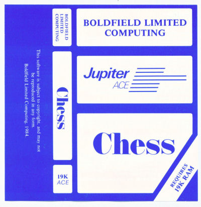 Chess cassette inlay front