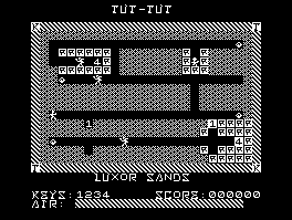 Tut-Tut gameplay screen showing Luxor Sands